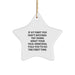Funny Vice-principal Star Ornament Gifts from Friends to Vice-principal Men for Christmas Unique Gifts - Image 1