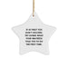 Funny Waitress Star Ornament Gift from Friends for Waitress on Christmas - Image 1