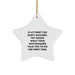 Funny Watchmaker Christmas Star Ornament Gifts from Friends for Watchmaker Men Women - Image 1