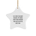 Funny Star Ornament Gifts from Trucker for Christmas - If At First You Don't Succeed, Try Doing What Your Trucker Told You To Do The First Time. - Trucker Star Ornament - Image 1
