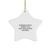 Funny Running Star Ornament Gifts for Men Women Friends Family with Running Is Not A Hobby It's A Post-apocalyptic Life Skill Quote, Christmas Unique Gifts from Husband Wife Mom Dad - Image 1