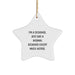 Designer Gifts from Friends - I'm A Designer. Just Like A Normal Designer Except Much Hotter. Christmas Star Ornament - Image 1