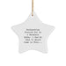 Backpacking Gifts from Men to Friends, Funny Star Ornament for Christmas Unique Gifts - Image 1