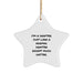 Funny Drafter Gifts from Men to Friends - I'm A Drafter. Just Like A Normal Drafter Except Much Hotter. Star Ornament for Christmas - Image 1