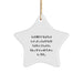 Funny Juggling Gifts from Men for Juggling Enthusiasts, Star Ornament Christmas Unique Gifts for Women, Friends, and Family - Image 1