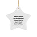 Funny Makeup Star Ornament Gifts from Men to Makeup Lovers this Christmas Unique Gift for Makeup Enthusiasts - Image 1