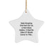 Funny Hula Hooping Gifts from Friends for Hula Hooping Enthusiasts Star Ornament Christmas Unique Decorations - Image 1