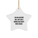 Assistant Dad Star Ornament Funny Gift for Family Men Friends from Men, Funny Assistant Dad Christmas Unique Gifts for Men Friends Coworkers Family Assistant - Image 1