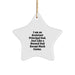 Funny Assistant Principal Gifts for Christmas - 'I Am An Assistant Principal Dad' Star Ornament, Gifts from Dad to Assistant Principal, Perfect Star Ornament for Christmas Unique Gifts - Image 1