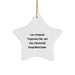 Computer Programmer Gifts for Dad, Funny Star Ornament, Unique Christmas Memorable Present from Men to Husband - Image 1