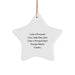 Funny Personal Care Aide Star Ornament for Men Gifts from Dad, Christmas Unique Gifts for Personal Care Aide - Image 1