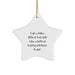 Unique Police Officer Star Ornament Gifts from Dad, I'm a Cool Cop Christmas Decoration - Image 1