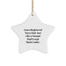 Gifts from Dad to the Cool Registered Nurse Star Ornament, Funny Registered Nurse Dad Gifts for Christmas, Star Shaped Ornament for Registered Nurse House - Image 1