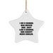Funny School Bus Driver Gifts from Dad for Men - Star Ornament, I Am A School Bus Driver Dad Except Much Cooler, Christmas Unique Gifts - Image 1