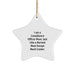 Funny Compliance Officer Mom Gifts from Friends for Compliance Officers Star Ornament Christmas Unique Decorations - Image 1