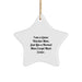 Funny Game Warden Gifts, Christmas Star Ornament, I'm a Game Warden Mom Gifts from Family - Image 1