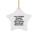 Funny Graphic Designer Christmas Unique Gifts from Mom - Star Ornament for Her Office Desk - Image 1