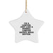 Funny Lawyer Gifts Star Ornament I'm A Lawyer Just Like A Normal Lawyer Except Much Hotter Christmas Unique Gifts from Friends to Coworkers - Image 1