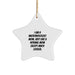 Funny Microbiologist Mom Gifts for Her - Star Ornament with Gold Cord, Unique Christmas Unique Gifts from Mom to Microbiologist Daughter - Image 1
