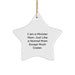 Christmas Unique Gifts for Minister Mom Funny Star Ornament, Gifts from Family to Minister, Inspirational Minister Mom Decorations - Image 1