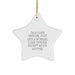 Funny Loan Officer Gifts, Christmas Unique Gifts from Friends for Loan Officer, 'I'm A Loan Officer. Just Like A Normal Loan Officer Except Much Hotter.' Star Ornament - Image 1