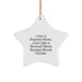 Funny Star Ornament Gifts from Painter Mom - Unique Christmas Decorations for Painter Friends and Family Members - Image 1