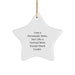 Rescue Worker Gifts for Men, Unique Star Ornament, Funny Mom Quote, Gifts from Family, Christmas Unique Gifts - Image 1