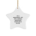 Funny Magistrate Star Ornament Gift from Friends for Christmas - I'm A Magistrate. Just Like A Normal Magistrate Except Much Hotter. - Image 1