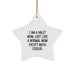 Valet Mom Star Ornament Gifts from Family, Valet Mom Christmas Unique Gifts, Fun Star Ornament for Valet - Image 1