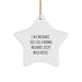 Funny Mechanic Gifts, Star Ornament for Mechanic Humor, Gifts from Men to Mechanic Friends at Christmas - Mechanic Quote Star Ornament, Perfect Unique Christmas Unique Gift for Mechanic - Image 1