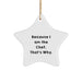 Funny Chef Star Ornament Gifts from Men to Family for Christmas Unique Presents - Image 1