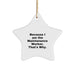 Funny Maintenance Worker Gifts from Men to Maintenance Worker for Christmas Unique Gifts Because I Am The Maintenance Worker That's Why. - Image 1