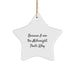 Funny Millwright Gifts from Friends and Family - Because I Am The Millwright. That's Why. Christmas Star Ornament for Men and Women - Image 1