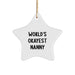Funny Nanny Star Ornament Gift from Family for Nanny Christmas Unique - Image 1