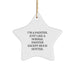 Funny Painter Gifts, Star Ornament Quote, Christmas Unique Decorations for Painter, Gifts from Friends and Family - Image 1