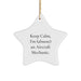 Funny Aircraft Mechanic Gifts for Men Star Ornament, Star Decorations for Christmas, Funny Aviation Quotes - Image 1