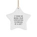 Funny Stepsister Star Ornament Gifts from Family Members for Christmas Unique Presents - Image 1