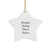 Fitness Trainer Star Ornament, Funny Gift for Men or Women, Christmas Unique Gifts from Friends or Family - Image 1