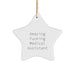 Funny Medical Assistant Gifts from Friends - Amazing F--king Medical Assistant Star Ornament for Christmas - Image 1
