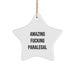 Paralegal Gifts from Friends - Funny Star Ornament for Christmas Unique Gifts - Image 1