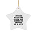 Funny Big Sister Gifts for Christmas Unique Star Ornament from Family Members - Image 1