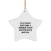 Funny Valet Gifts, I'm A Valet Just Like A Normal Valet Except Much Hotter Star Ornament, Christmas Unique Gifts for Valet - Image 1