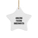Funny Underwriter Star Ornament Gifts for Underwriter, Unique Christmas Unique Gifts from Friends to Underwriter, Amazing F--king Underwriter Star Decorations - Image 1