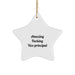 Funny Vice-principal Star Ornament Gifts from Friends, Amazing F--king Vice-principal Quote Star Christmas Unique Gifts for Vice-principal - Image 1