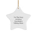 Funny Architect Star Ornament Gifts from Friends, Christmas Unique Gifts for Men, Women, Family - 'I'm That Sexy Architect Everybody's Talking About' Decoration - Image 1