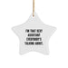 Fun Sexy Assistant Star Ornament Gifts from Men to Coworkers for Christmas Decorations - Image 1