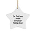 Author Star Ornament Funny Quote Gifts from Friends for Author Christmas Unique - Image 1