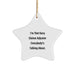 Funny Claims Adjuster Gifts from Men, Women, Friends to Claims Adjuster, Men, Women, Friends - Sexy Claims Adjuster Star Ornament, Christmas Unique Gifts - Image 1