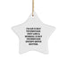 Funny X-Ray Technician Gifts from Men for Friends, X-Ray Technician Star Ornament Christmas Unique Gifts, X-Ray Tech Decorations - Image 1