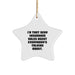 Funny Insurance Sales Agent Christmas Star Ornament, Gifts from Friends, 'I'm That Sexy Insurance Sales Agent Everybody's Talking About' Star Ornament for Insurance Sales Agent - Image 1